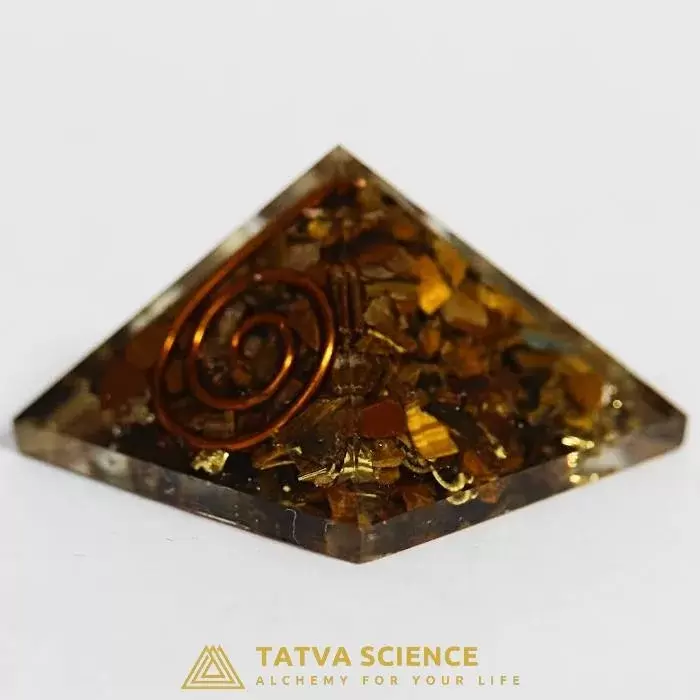 Tiger Eye Orgone Small Pyramid1